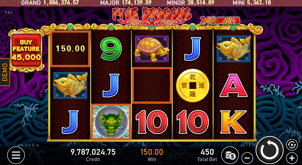 5 Dragons demo